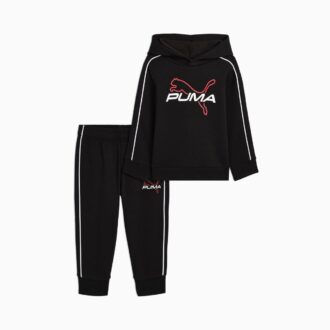 Matchande set småbarns tröja och joggingbyxor i bomullsfleece