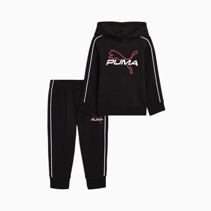 Matchande set småbarns tröja och joggingbyxor i bomullsfleece Matchande set småbarns tröja och joggingbyxor i bomullsfleece