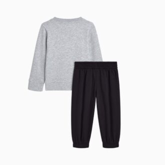 Matchande set småbarns tröja och joggingbyxor i bomullsfleece
