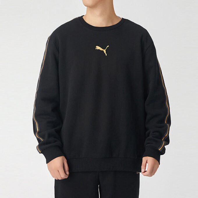 Metallic Nights Crew Sweatshirt ”Svartguld”