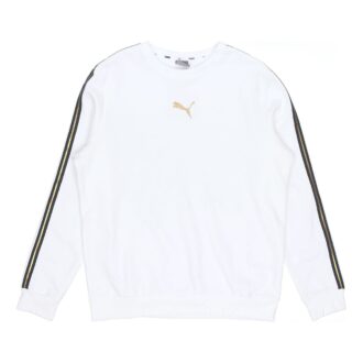 Metallic Nights Crew Sweatshirt ”Vit Svart Guld”