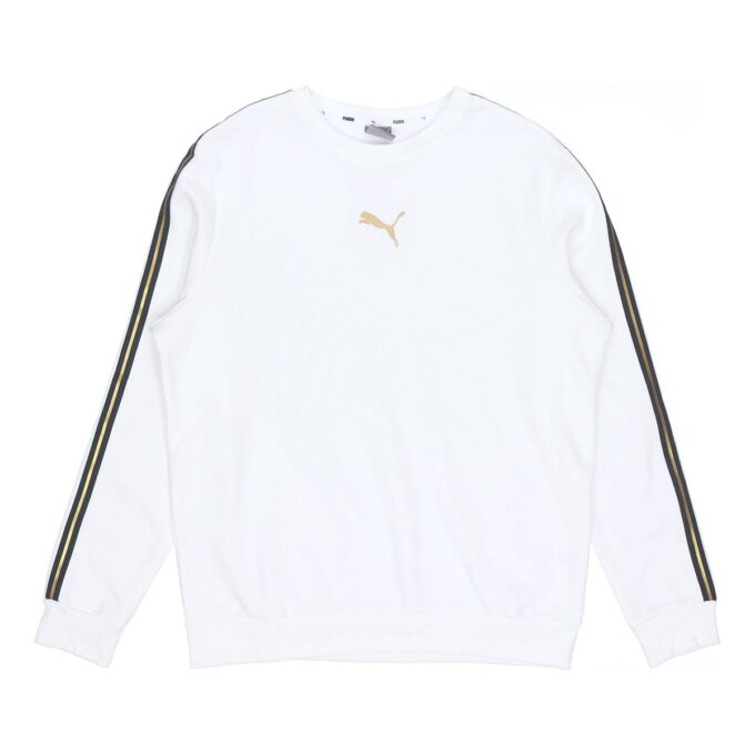 Metallic Nights Crew Sweatshirt ”Vit Svart Guld”