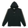 Metallisk Logo Hoodie ”Svart Guld”