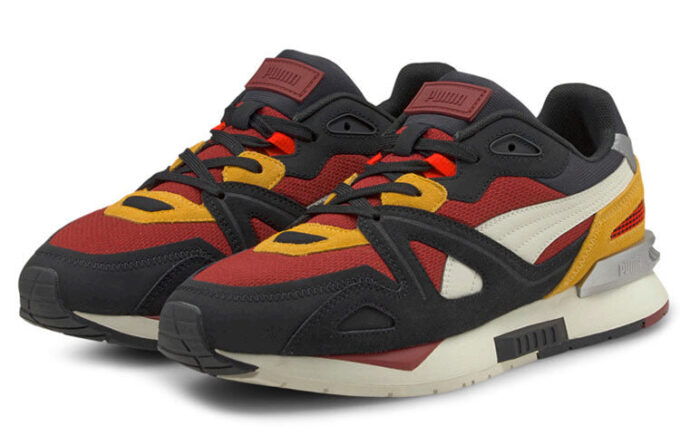 Mirage Mox Suede ”Svart Intensivröd”