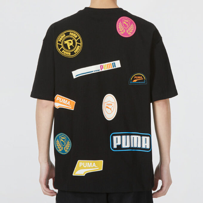Mix Badge Logo T-shirt ”Svart”