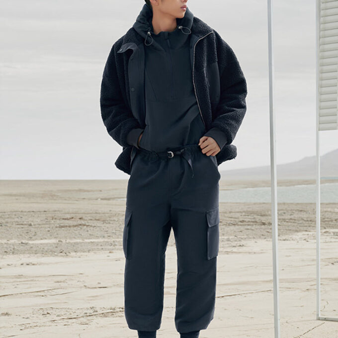 MMQ 1/2 Dragkedja Hoodie ”Marinblå”