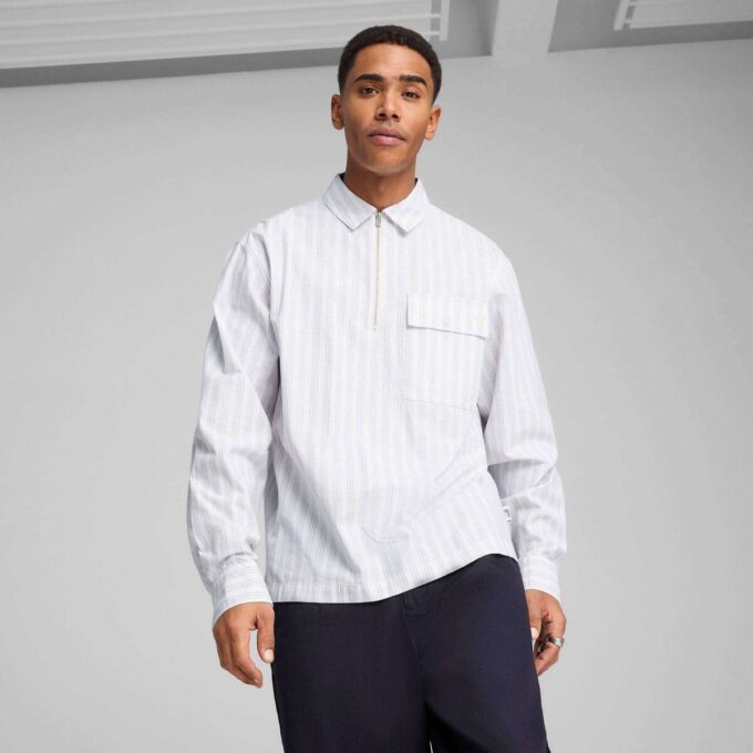MMQ Herr Halv Zip-T-shirt