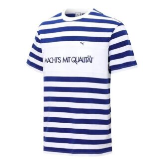 MMQ Randig T-shirt ”Blå”