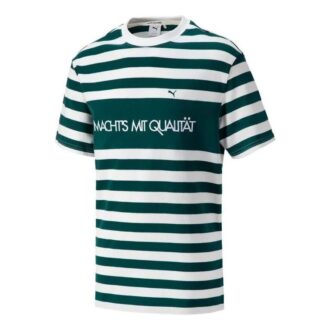 MMQ Randig T-shirt ”Grön”