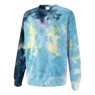 MMQ Tie Dye Crewneck-tröja ”Blå”