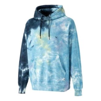 MMQ Tie Dye Hoodie ”Blå”