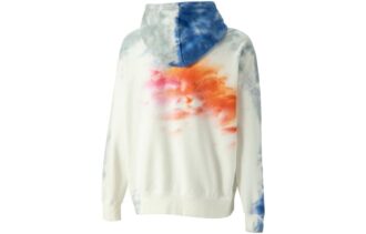 MMQ Tie Dye Hoodie ”Vit”