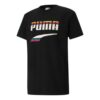 Mönstrad rundhalsad t-shirt ”Svartvit”