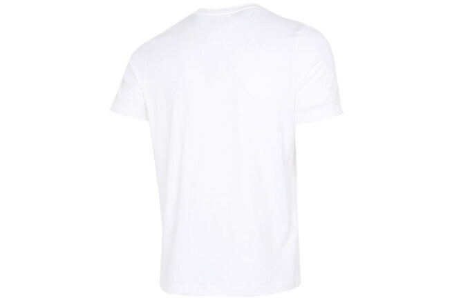 Mönstrad rundhalsad t-shirt ”Vit”