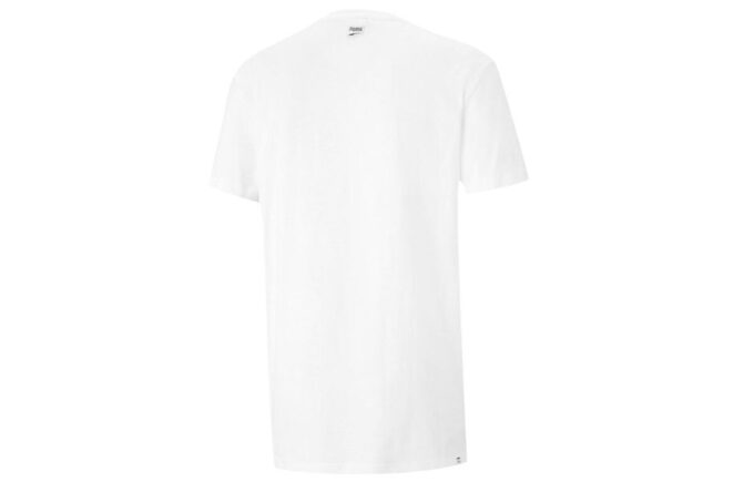 Mönstrad rundhalsad t-shirt ”Vitgrön”