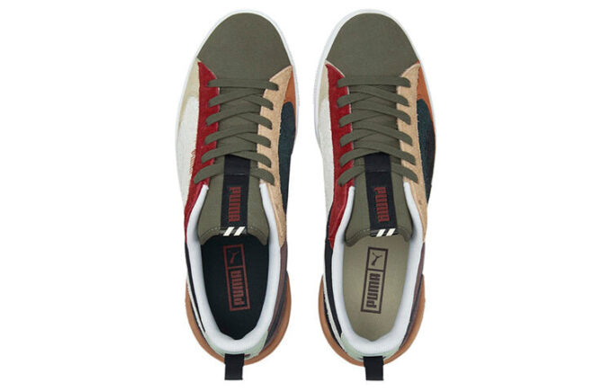 Mocka Bloc Wtformstrip Fritidsskor Grön/Röd/Beige