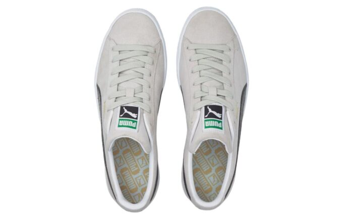 Mocka Croc Retro Casual Skateboardskor Unisex Grå Vit