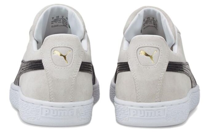 Mocka Croc Retro Casual Skateboardskor Unisex Grå Vit