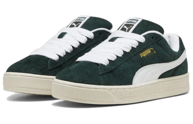 Mocka XL-skor ”Hairy Green”