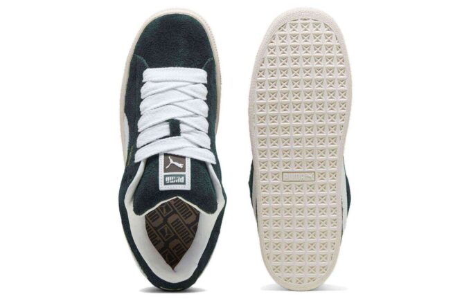 Mocka XL-skor ”Hairy Green”