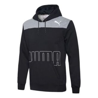 Modern Logo Sport Fleece Hoodie ”Svart”