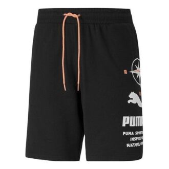Nature Camp Graphic Shorts ”Svarta”