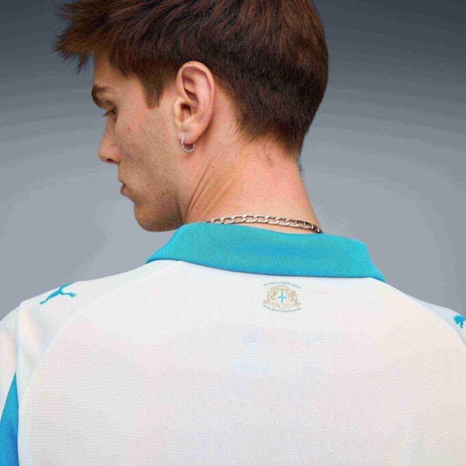 Olympique de Marseille 25/26 Hemma fotbollströja för män Olympique de Marseille 25/26 Hemma fotbollströja för män