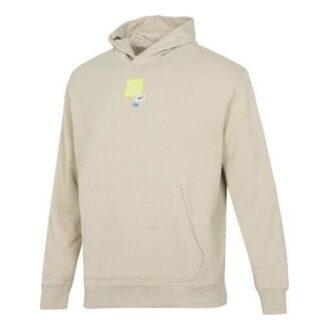Oversize Trendig Hoodie Med Grafisk Logotyp ”Beige”