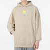 Oversize Trendig Hoodie Med Grafisk Logotyp ”Beige”