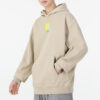 Oversize Trendig Hoodie Med Grafisk Logotyp ”Beige”