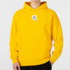Oversize Trendig Hoodie med Grafisk Logotyp ”Gul”