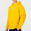 Oversize Trendig Hoodie med Grafisk Logotyp ”Gul”