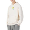 Oversize Trendig Hoodie med Grafisk Logotyp ”Vit”