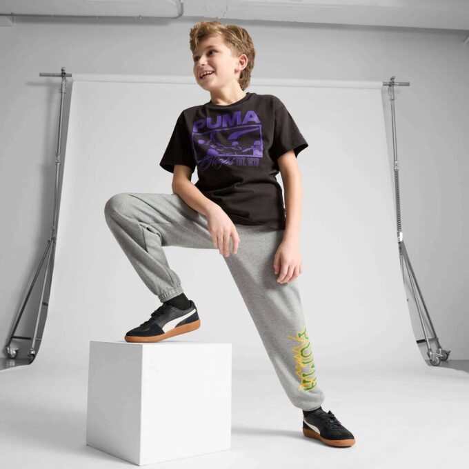 Palermo Läder Stora Barnsneakers Palermo Läder Stora Barnsneakers