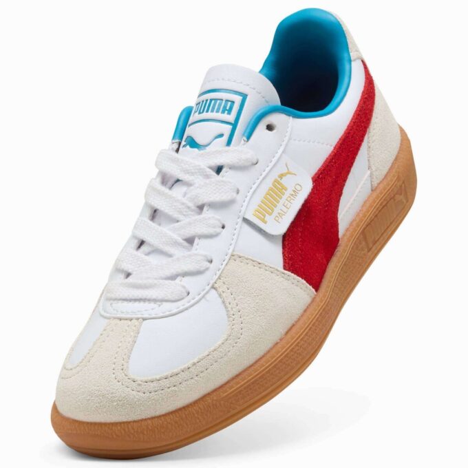 Palermo Läder Stora Barnsneakers Palermo Läder Stora Barnsneakers