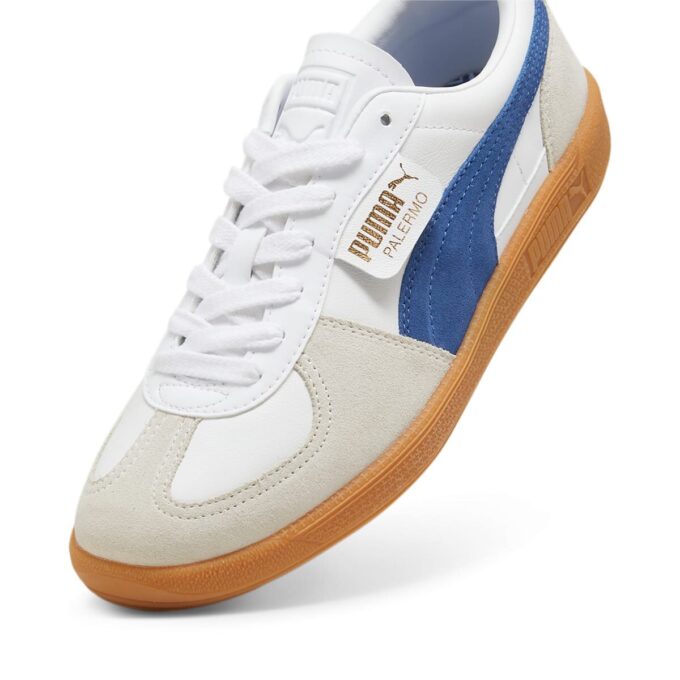 Palermo Läder ”Vit Clyde Royal Gum”