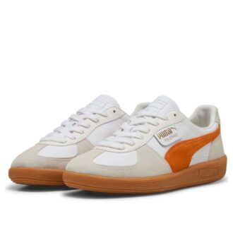 Palermo Läder ”Vit Orange Glo”