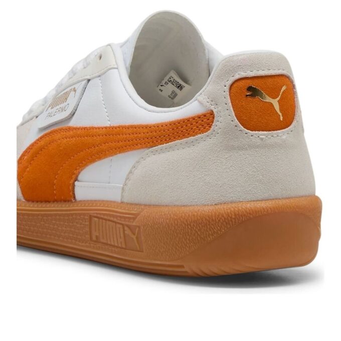 Palermo Läder ”Vit Orange Glo”