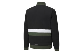 Parkett Quilted Puffer Basket Vinterjacka ”Svart Grön”