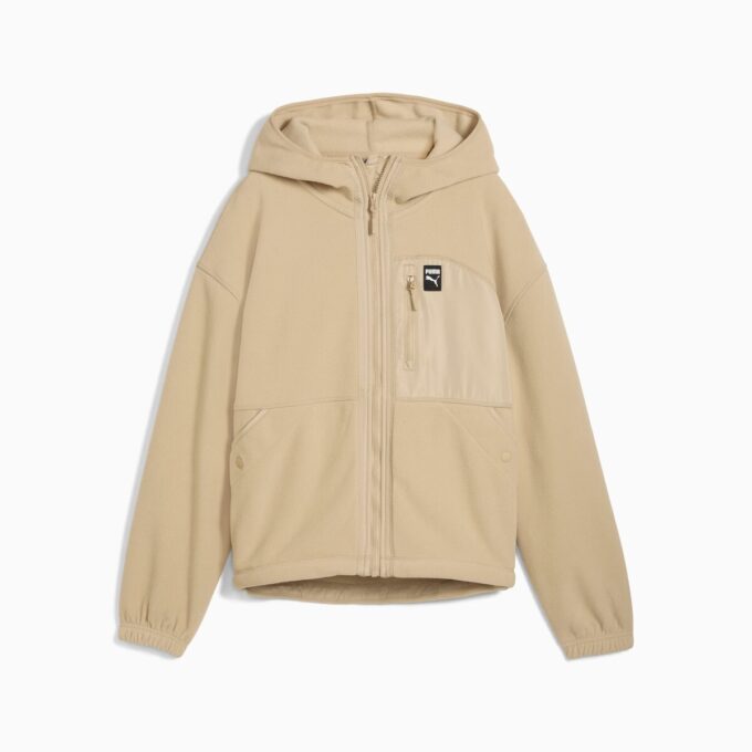 Polar Fleece Dam Fleecejacka med Huva Polar Fleece Dam Fleecejacka med Huva