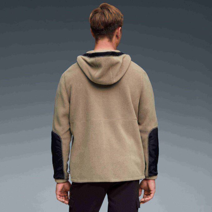 Polar Fleece Herr Hooded Fleece Isolerad Jacka Polar Fleece Herr Hooded Fleece Isolerad Jacka