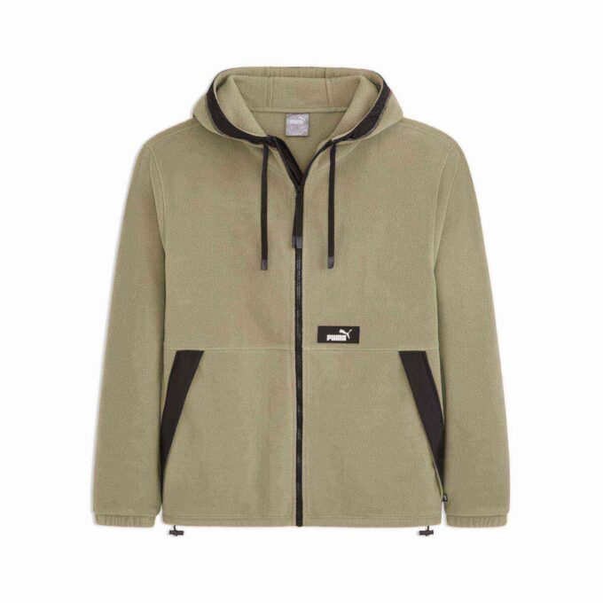 Polar Fleece Herr Hooded Fleece Isolerad Jacka Polar Fleece Herr Hooded Fleece Isolerad Jacka