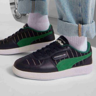 Porsche Legacy Palermo Sneakers med kritstrecksrand