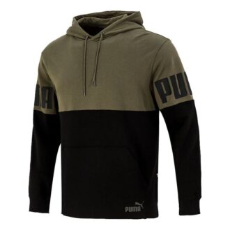 Power Colorbloc Jumper Hoodie ”Grön”
