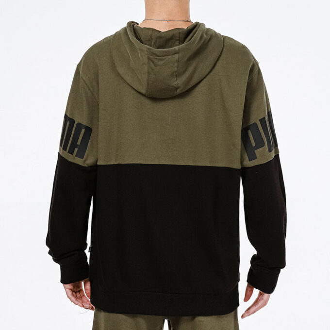 Power Colorbloc Jumper Hoodie ”Grön”