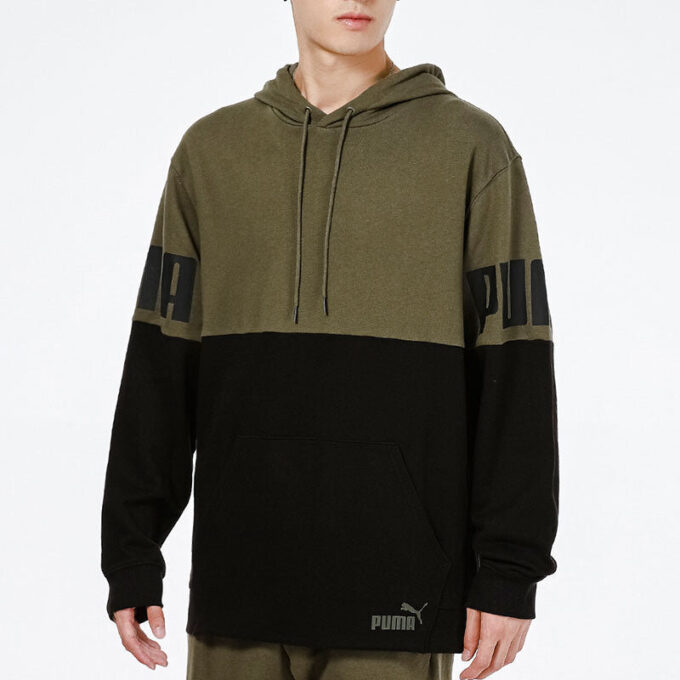 Power Colorbloc Jumper Hoodie ”Grön”