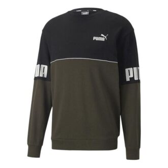 Power Colorblock Crew ”Svart”