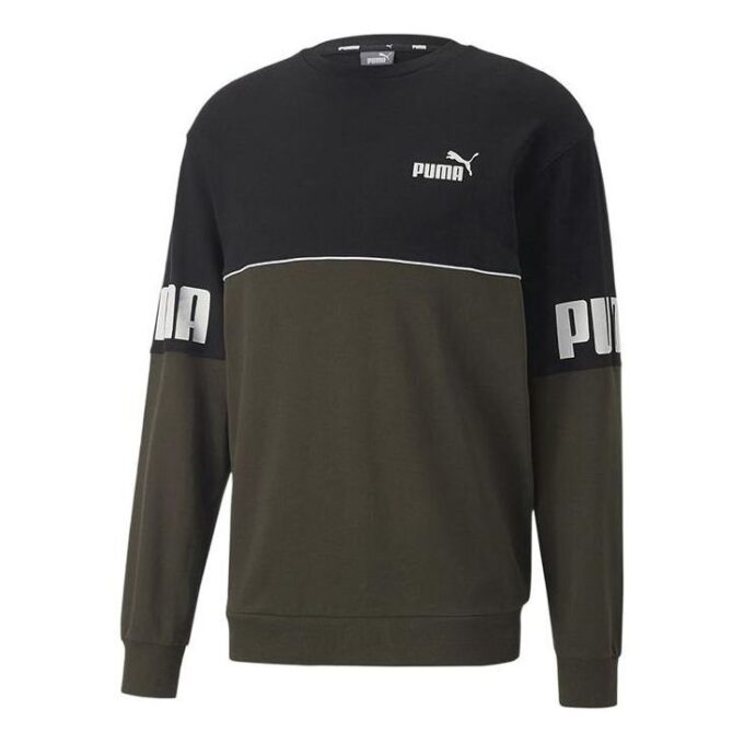 Power Colorblock Crew ”Svart”