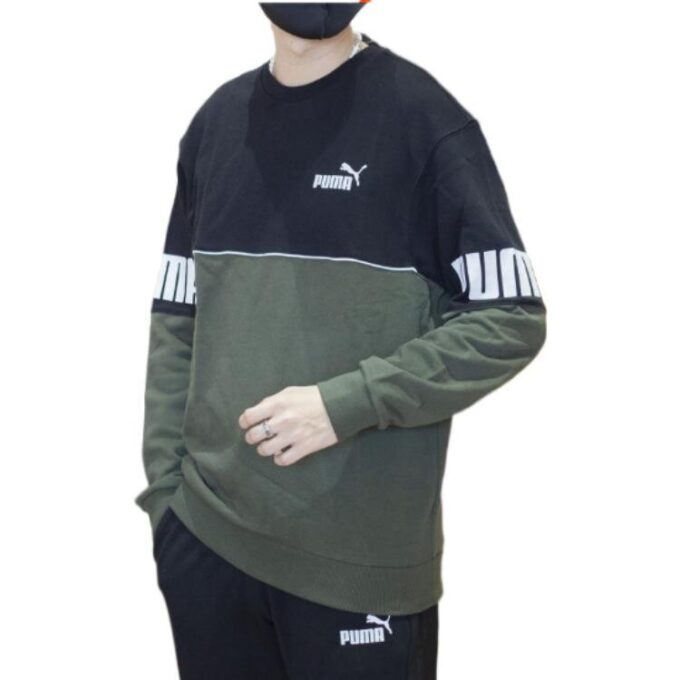 Power Colorblock Crew ”Svart”