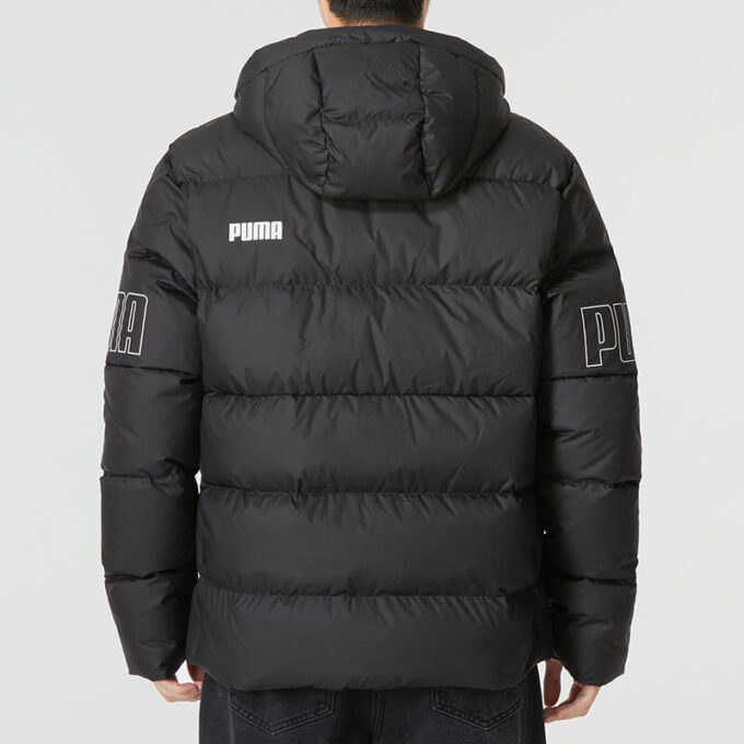 Power Hooded Down Puffer Jacket ”Svart”